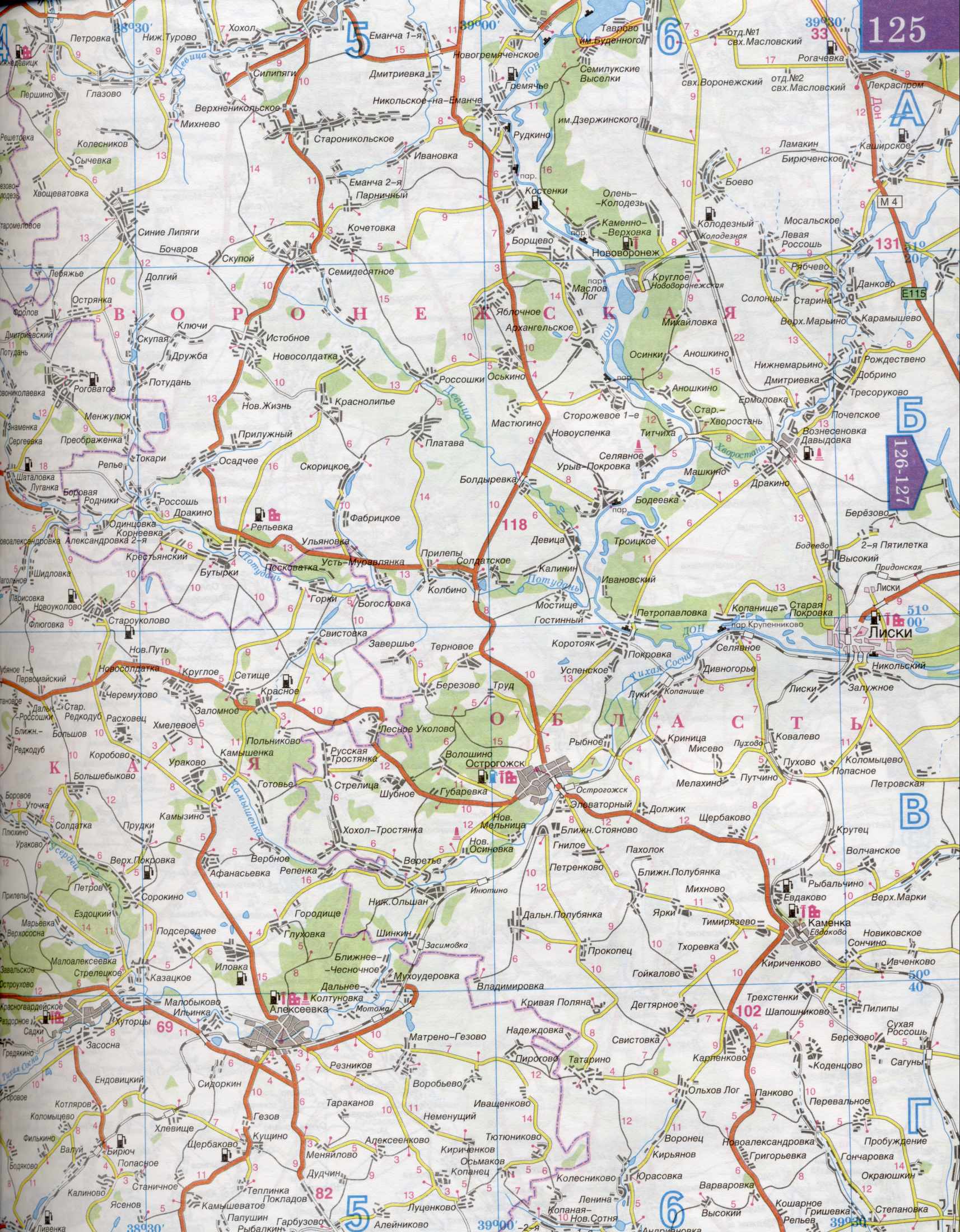 Подробная Карта Автомобильных Дорог Могилевской Области