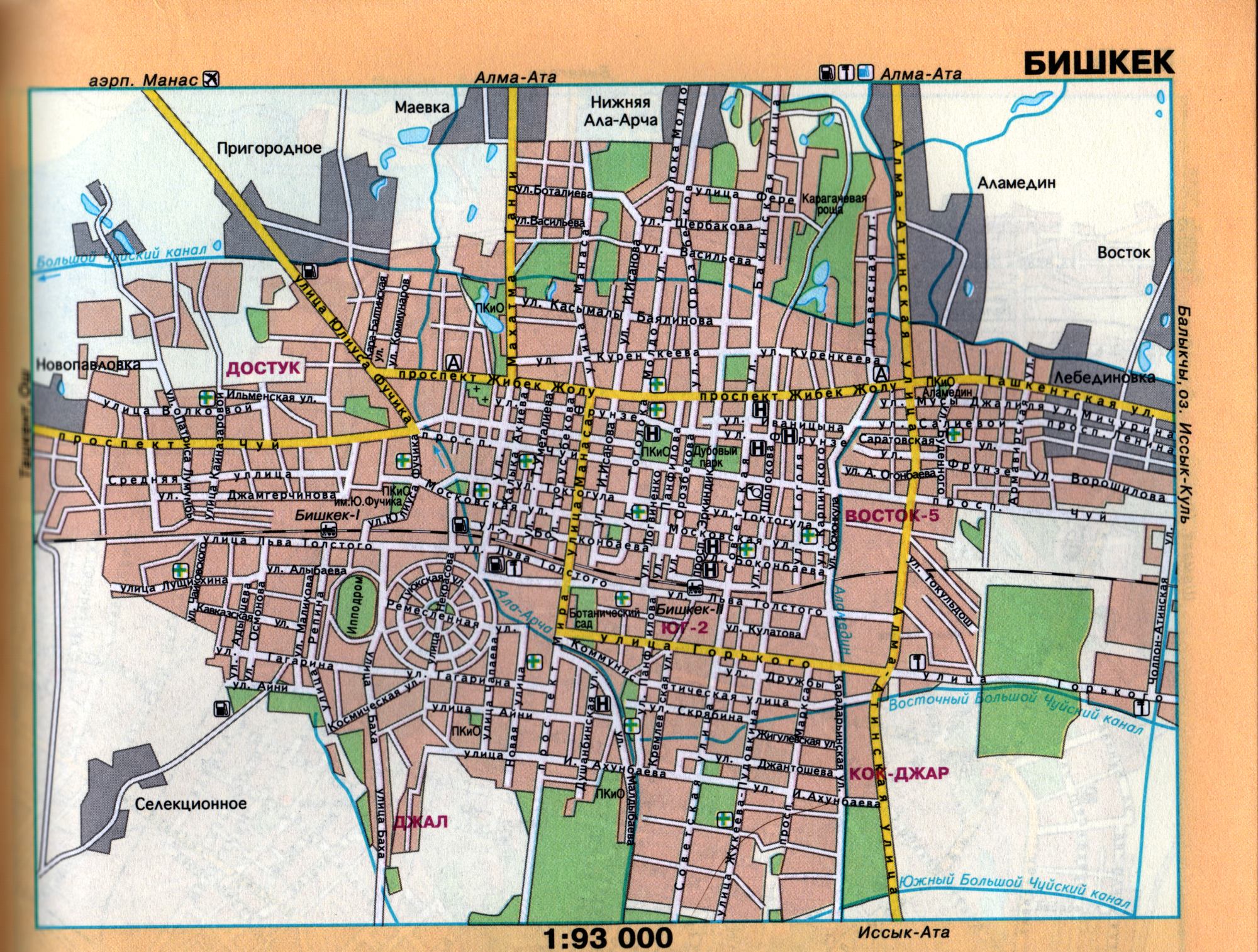 Карта Бишкек С Номерами Домов